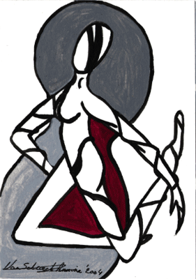 Annina Van Sebroeck painting