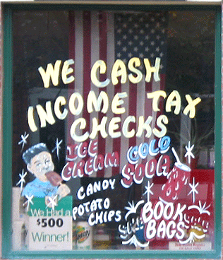 We Cash Income Tax Checks